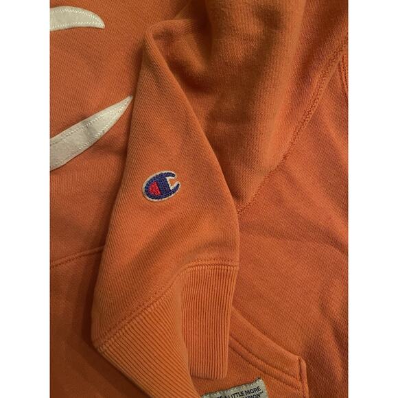 Champion Century C Logo Hoodie Womens Small Long Sleeve 100 Years Pullover - Picture 8 of 8